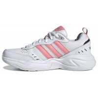 Кроссовки Adidas Strutter белые с розовым